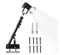 Supporto da Parete per Anello Luminoso | Supporto da Parete per Anello Light con Braccio Flessibile | Illuminazione Rotante a 180 Gradi per Studio di Registrazione Parrucchiere Fotografia