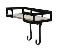 Supporto da parete per asse da stiro, con supporti regolabili e cestello portaoggetti per un uso efficiente dello spazio