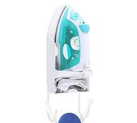 Supporto da parete per asse da stiro, con supporto per asse da stiro, resistente al calore, per una larghezza massima di 12,7 cm (bianco)