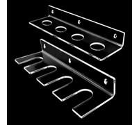 Supporto da parete per attrezzature da baseball in acrilico Supporto per espositore per palline da 4 set di capacità Organizzatore per attrezzature sportive Mensola trasparente da parete Rack di