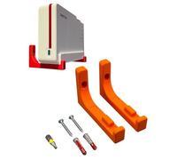 Supporto da parete per AVM Fritz! FritzBox 5690 Pro, con materiale di fissaggio (arancione + torx)