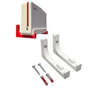 Supporto da parete per AVM Fritz! FritzBox 5690 Pro, con materiale di fissaggio (bianco)