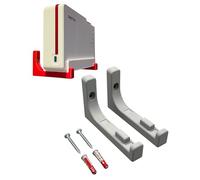 Supporto da parete per AVM Fritz! FritzBox 5690 Pro, con materiale di fissaggio (grigio)