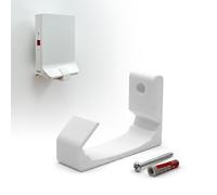 Supporto da parete per AVM Fritz Repeater 3000AX con materiale di fissaggio, di alta qualità e robusto, prodotto in Germania, montaggio a parete