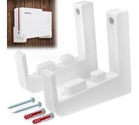 Supporto da parete per AVM FritzBox 5690Pro - Robusto supporto in plastica per Fritzbox 5690 Pro Fiber Router, Bianco Slim, Made in Germany