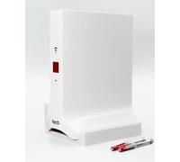 Supporto da parete per AVM Fritzbox Ripetitore 3000 AX con materiale di montaggio in bianco
