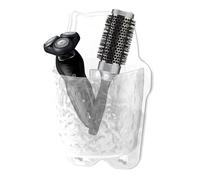 supporto da parete per bagno, porta spazzolino da denti da cucina, contenitore da parete, elegante scalogno aglio da parete, multifunzionale, per sale da pranzo, servizi igienici