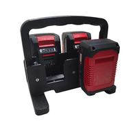 Supporto da parete per batterie e caricabatterie Einhell [Made in Germany] Portabatteria per batterie da 18 V - Monocristallo da parete - Supporto da parete a batteria per ordine & sistema (4