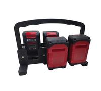 Supporto da parete per batterie e caricabatterie Einhell [Made in Germany] Portabatteria per batterie da 18 V - Monocristallo da parete - Supporto da parete a batteria per ordine & sistema (6 x 18 V)