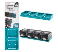 Supporto da parete per batterie Makita 18 V, supporto portabatteria, montaggio facile,ideale per l’officina o per il furgone, dal produttore australiano 48Tools