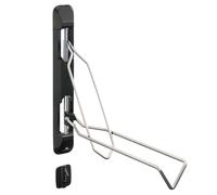 Supporto da Parete per Biciclette Gancio da Parete per Biciclette 35kg Nero