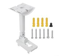 Supporto da parete per Bose UB-20 II, ST535, ST525 - Supporto per altoparlante salvaspazio in materiale ABS, compatibile con Lifestyle600, CM520, JC-II, AM10-V e altri - in nero o bianco (bianco)