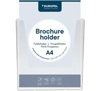 Supporto Da Parete per Brochure | per Formato A4 | Supporto E Dispenser per Lett