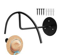 Supporto da parete per cappelli, porta cappelli, da parete, in metallo, per riporre giacche, cappelli, ecc.