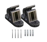 Supporto Da Parete Per Caricabatterie - Supporto Per Organizer 2X Con Viti | Dock Per Garage Per Cavo Per Veicolo Elettrico Per PC Resistente, Morsetto Di Supportos Universale Con Gancio A J,