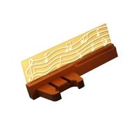 Supporto da parete per chitarra con luce LED che circonda l'illuminazione circostante, facile da montare, consente di risparmiare spazio, eccellente per gli appassionati di casa, migliora lo spazio