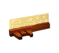 Supporto da parete per chitarra con luce LED che circonda l'illuminazione circostante, facile da montare, consente di risparmiare spazio, eccellente per gli appassionati di casa, migliora lo spazio