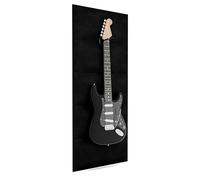 Supporto da parete per chitarra con pannelli acustici, espositore da parete fonoassorbente per chitarre elettriche, adatto a Gibson, Fender, PRS, Ibanez, set acustico in schiuma di velluto con gancio