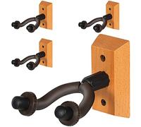 Supporto da parete per chitarra, confezione da 4, gancio per chitarra, supporto da parete, per chitarra acustica elettrica, ukulele