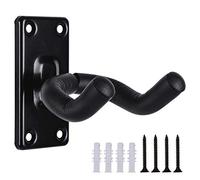 Supporto da parete per chitarra, gancio in metallo nero per chitarre