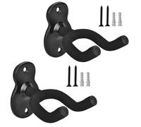 Supporto da parete per chitarra, gancio per chitarra, supporto da parete Volin Rack Stand in metallo Ukulele Violino Basso Display Tenere Strumenti Accessori Confezione da 2