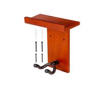 Supporto da parete per chitarra ispirato a note musicali, con mensola per accessori, gancio a doppia paletta, installazione semplice, per decorazione domestica, supporti per chitarra da parete con