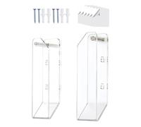 Supporto da parete per computer portatile - acrilico trasparente universale anti-graffio forniture per ufficio, supporto per computer portatile da parete e da tavolo, per tastiere, console, studio