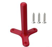 Supporto da parete per dischi da 125 mm, supporto per smerigliatrice angolare standard, per una gestione uniforme degli utensili da officina (rosso)