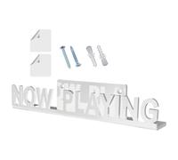 Supporto da parete per dischi in acrilico, mensola sospesa invisibile, moderno supporto da parete per organizzare l'esposizione, mensola spessa per album in vinile che ora riproduce musica per