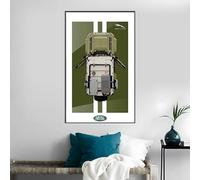 Supporto da parete per display da parete per LE-GO 42110 Land Rover Defender compatibile con Le-go staffa a gancio per auto montaggio a parete idee regalo decorazione Dimensioni: 50 x 80 cm (senza