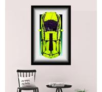 Supporto da parete per display da parete per LE-GO 42115 Lamborghiini SIiAN compatibile con staffa a gancio per auto Le-go, montaggio a parete, idee regalo, decorazione Dimensioni: 50 x 80 cm (senza
