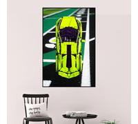 Supporto da parete per display da parete per LE-GO 42115 Lamborghiini SIiAN compatibile con staffa a gancio per auto Le-go, montaggio a parete, idee regalo, decorazione Dimensioni: 50 x 80 cm (senza