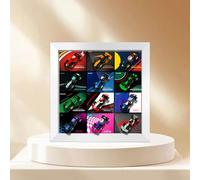 Supporto da parete per display da parete per LE-GO 71049 F1 Mi-n-i Raciing compatibile con Le-go staffa a gancio per auto montaggio a parete idee regalo decorazione (senza modello) (bianco)