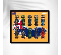 Supporto da parete per display da parete per LE-GO 77242 77243 77244 77245 Compatibile con staffa a gancio per auto Le-go Montabile a parete Idee regalo Decorazione Dimensioni: 50 x 80 cm (senza