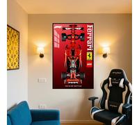 Supporto da parete per display LE-GO 42207 per Ferrarri SF-2 con staffa a gancio per auto Le-go, montaggio a parete, idea regalo, decorazione (senza modello) (A)