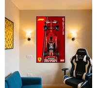 Supporto da parete per display LE-GO 42207 per Ferrarri SF-2 con staffa a gancio per auto Le-go, montaggio a parete, idee regalo, decorazione (senza modello) (E)