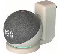 Supporto da parete per Dot 4th & 5th Generation, un accessorio salva spazio con gestione dei cavi per i tuoi altoparlanti smart Echo di casa, nasconde i cavi disordinati ABS