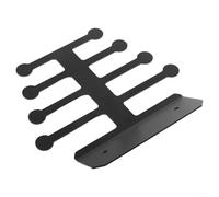 Supporto da parete per fasce di resistenza, organizer resistente per fasce da palestra domestiche, maniglie, cinghie per caviglie, ancoraggi per porte, barre per curve, corde per saltare, catene e