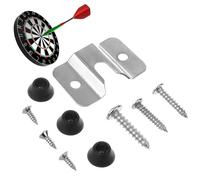 Supporto da parete per freccette - Supporto portatile per freccette in metallo | Kit di fissaggio stabile con scanalatura a U per la sostituzione 'hardware