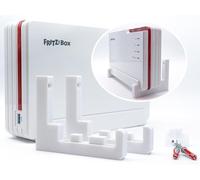 Supporto da parete per Fritz!Box 5690 Pro - Supporto in plastica per Fritzbox 5690 Pro Fiber Router