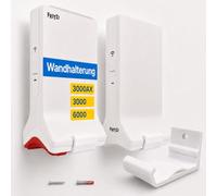 Supporto da parete per Fritz!Repeater 3000AX, 3000 & 6000, AVM, supporto da parete con sistema a scatto, materiale di fissaggio, robusto e stabile, prodotto a Berlino