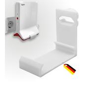 Supporto da parete per Fritz!Ripetitore 6000 e 3000 - Supporto per presa | Montaggio semplice | Veloce e senza attrezzi installabile in pochi secondi