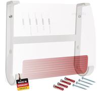 Supporto da parete per Fritzbox 7690 5590 Fiber, 4690 & 7590 AX - Supporto stabile per una migliore ventilazione e supporto sicuro anche sotto tavolo e soffitto - Non per 7590 (senza AX)