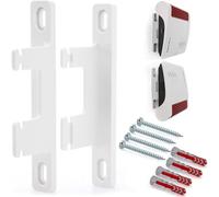 Supporto da parete per Fritzbox 7690 7590 AX 7530 7510 5590 Fiber 5530 6660 6890 6850 LTE 6670 4690 4050 Fritz Box 7690 AX | due pezzi con materiale di fissaggio viti e tasselli