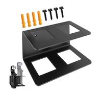 Supporto da parete per gancio di traino, in acciaio resistente, per rimorchio, per garage, camper, auto, due sfere, 5,1 cm, ricambio