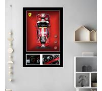 Supporto da parete per LE-GO 42125 Ferrarri 48-8 G-TE, montaggio a parete, staffa di montaggio a parete (senza modello) (B)