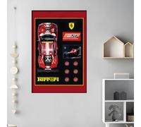 Supporto da parete per LE-GO per 42125 Ferrarri 48-8 G-TE, montaggio a parete, staffa di montaggio a parete (senza modello) (A)