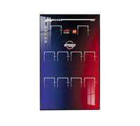 Supporto da Parete per Lego Speed Champions F1 Set 10 Auto da Corsa 77242-77251, Vetrina 50x80cm, Decorazione per Hobby Room, Must-Have per Collezionisti Lego (Senza Modelli)(With USB LED Light)