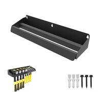 Supporto da parete per martelli, in acciaio, per officina, capanno, garage, casa, resistente, salvaspazio, facile installazione, versatile (42,5 cm)