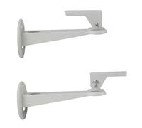 Supporto da Parete Per Mini Proiettore, Gancio Per Proiettore Girevole a 360 Gradi in Lega di Alluminio Resistente agli Urti Staffa di Montaggio Dell'alloggiamento della Telecamera di Sicurezza, Bianc